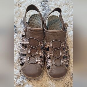 BARETRAPS LANA SIZE 10M Women's Brown Sandals